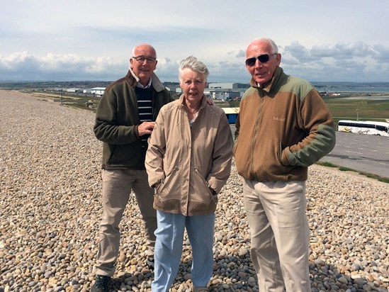Brothers John and Ted with mum 2017