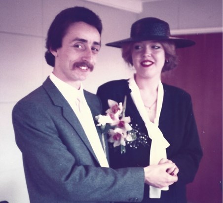 Sue and myself on our wedding day in 1985. 