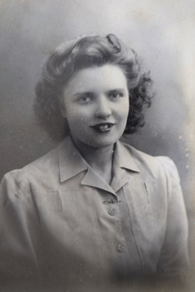Mum as a young woman