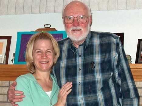 Uncle Bill & Kim Akers in April 2007