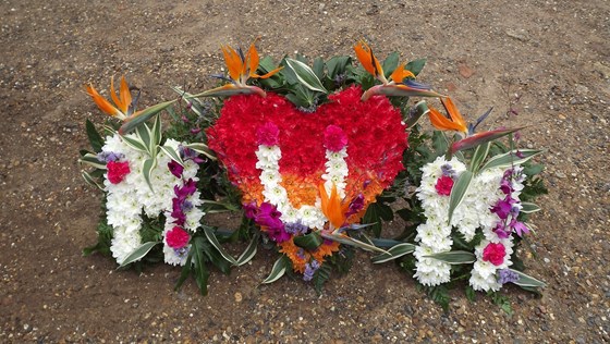 Funeral Flowers. Love You & Miss You Mum.