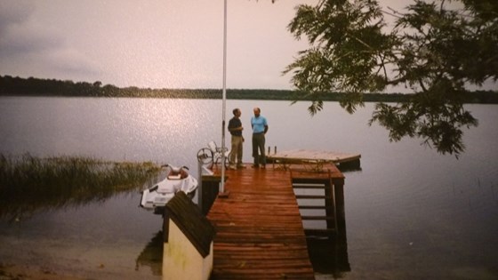 My Dad and Uncle Alistair at Lake Placid 