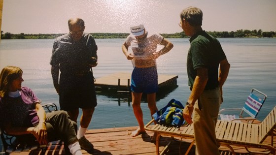 Aunt Di, Uncle Fred, my Dad and Uncle Alistair at Lake Placid