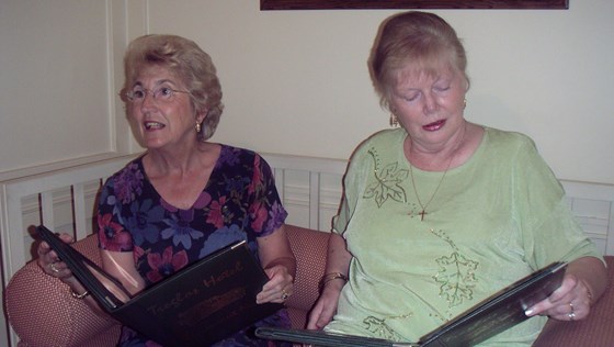 Rita and Jan at Rick Stein's Seafood Restaurant