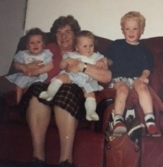 Dorothy and grandchildren 1997