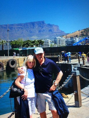 Colin and Diane in Cape Town