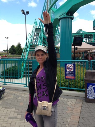 And we brought you with us again the following year July 2014.  Canada's Wonderland.