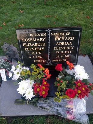 Hope you both happy with headstone.