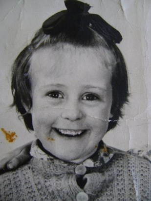 Ann as a little girl