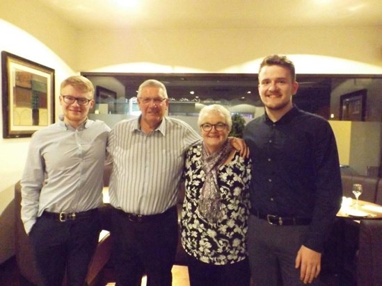 Mum with her much loved grandsons 