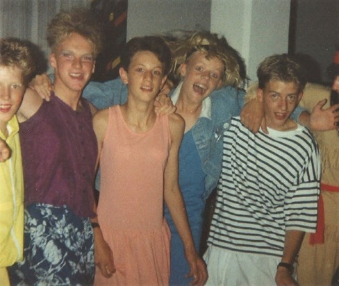 Fancy dress party, Austria. 1989