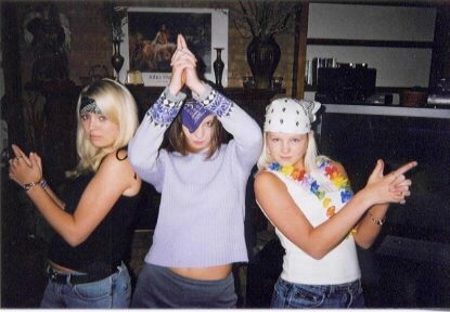 Krystin, Heather and Tiffany : I think they were about 16