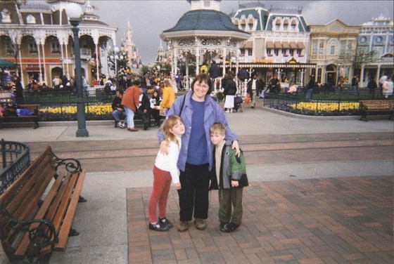 Aileen, Lucy and Mike, Disneyland 