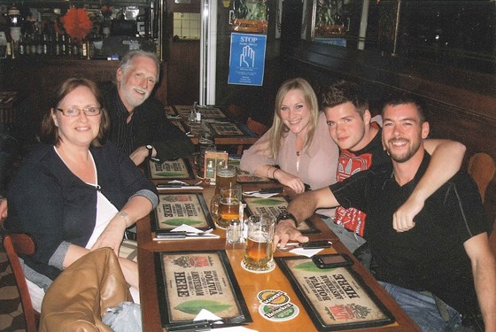 Aileen, Dylan, Andrea, Mike and Kevin - Amsterdam 2012. 