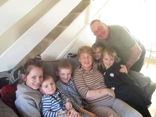 Grandma, Grandad & the Clare kids