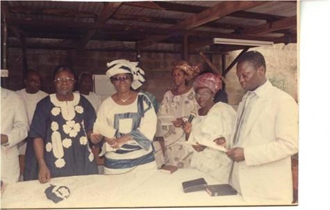 Granddaughter Ore Apampa's Naming ceremony2 1990
