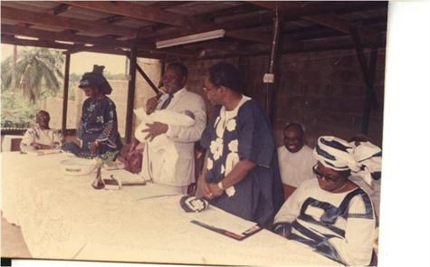 Granddaughter Ore Apampa's Naming ceremony3 1990