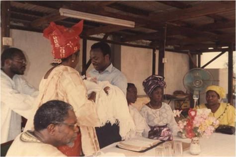 Grandson Segun Apampa's Naming ceremony 1992