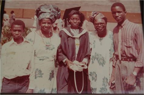 Bunmi's Graduation 1985