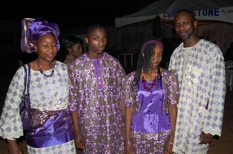 Dr Adeniyi's family