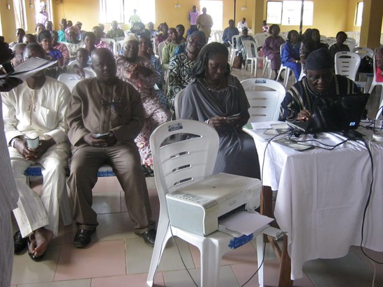 Cross section of guests at the 2nd year remembrance ceremony