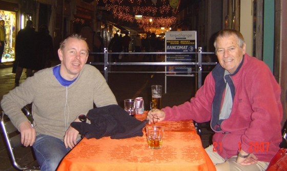 With Pete in Venice, January 2007