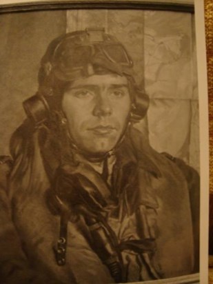 The portrait that hangs in my house done by a war artist 
