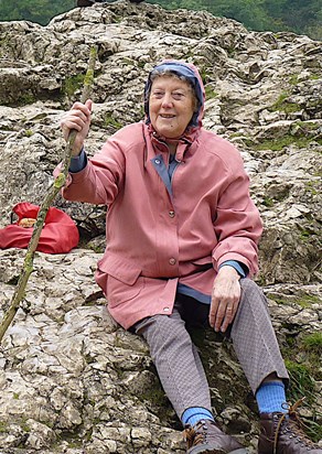 Intrepid Mum at Dovedale.