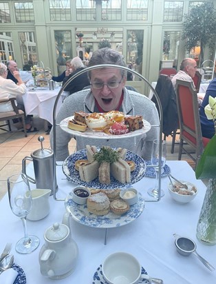 My father in law Tim on our afternoon tea date to Coombe Abbey 