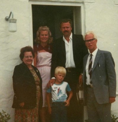 Holiday in Guernsey, Dad with his amazing moustache