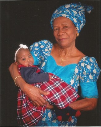 With her grand daughter