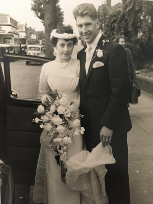 Mum’s wedding 24th September 1954