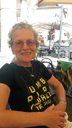 Pam in Perugia Umbria Jazz T shirt 2017