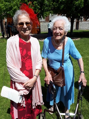 Pam and her mother Hilda, May 2018