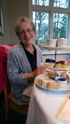 70th birthday afternoon tea, January 2016