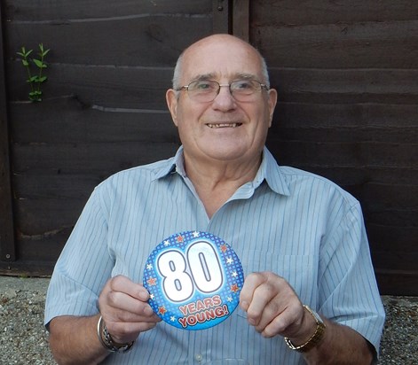 Dad on his 80th