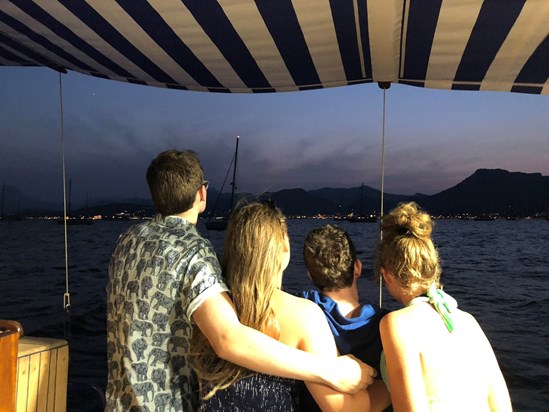 Boat Trip in Majorca in 2018 with Ellena, Matthew and Rebecca