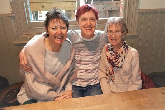 Ann with Susan and Claire