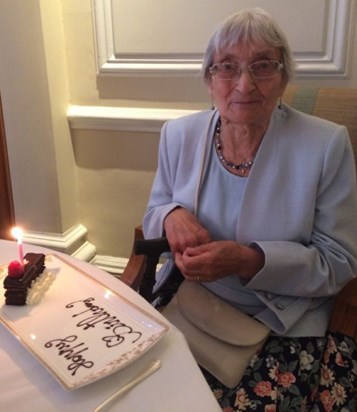 Mum.on her 90th birthday 🎂🥳