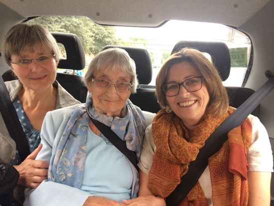 Taxi home after 90th birthday tea