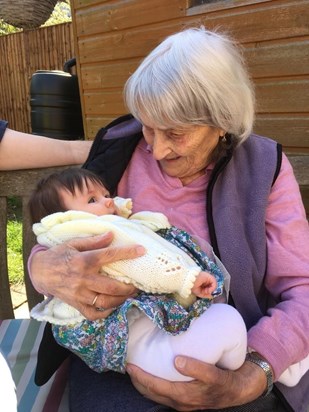 Ella meets Great Grandma