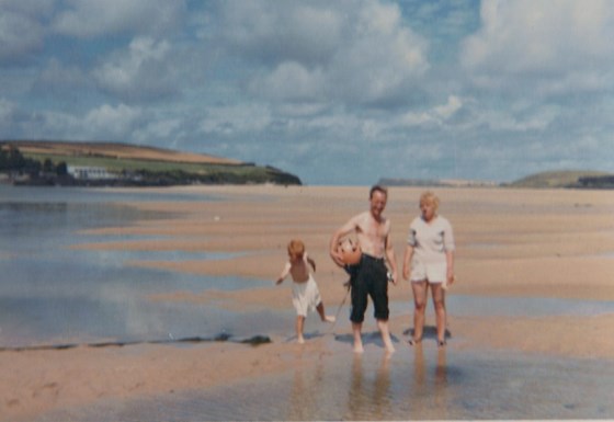 Beach holiday with parents