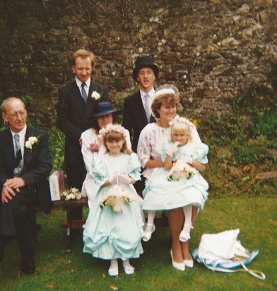 80's Family Wedding