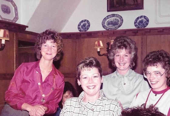 Jackie induction at Ladies Circle 1985
