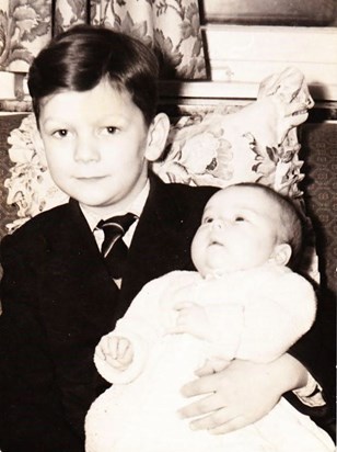 Jackie with Ian (eldest brother)
