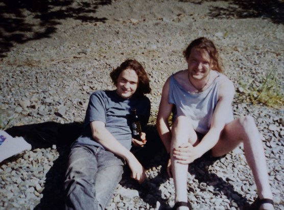 Julian and his brother Magnus 1996