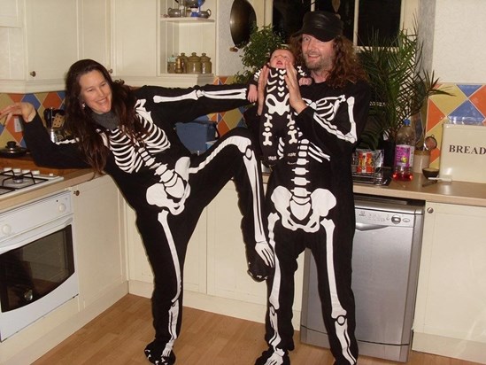 Julian, Diana and Magnus -  Skeletons in the Cavendish Street Kitchen