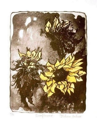 Lithograph - Sunflowers  