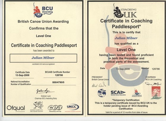 Canoeing - Coaching Certification [2008]