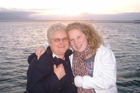 With Caz, 2004